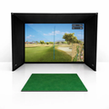 Simbox Golf Simulator Enclosure - 7 Sizes, Pro + Impact Screen and Frame