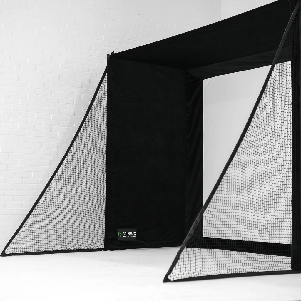 Simbox Golf Simulator Enclosure - 7 Sizes, Pro + Impact Screen and Frame